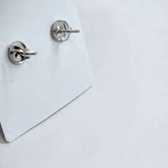 Brand New   Sterling Silver 925 Square  Design Earrings - Picture 3 of 4